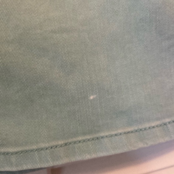 Soft Surroundings Stretch High Rise Bermuda Shorts Blue Denim Size Small - Picture 8 of 8